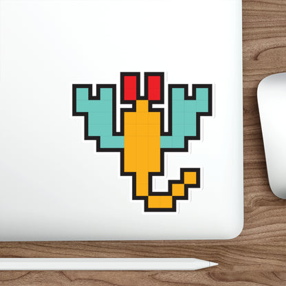 8-bit Legends: Galaga Scorpion die-cut stickers