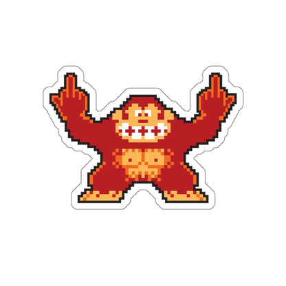 8-bit Legends: DonkeyKong "Jump Over These" die-cut stickers