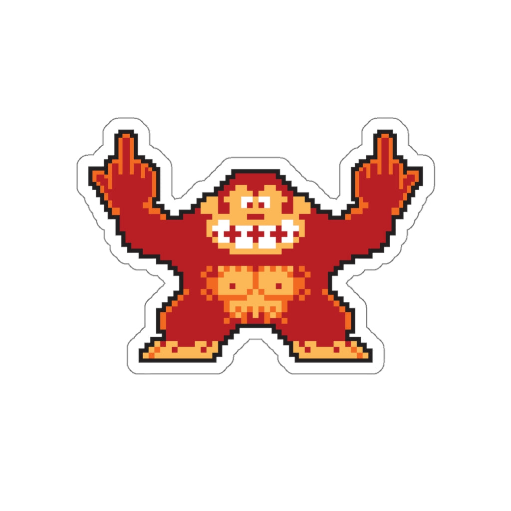 8-bit Legends: DonkeyKong "Jump Over These" die-cut stickers