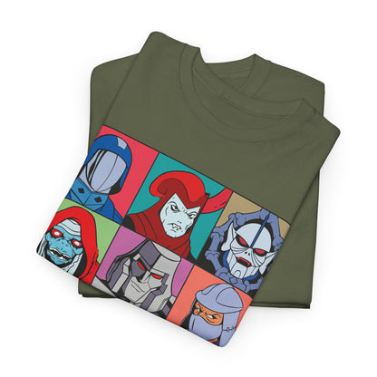 Saturday Morning Super Fan - 80s cartoon villains unisex t-shirt