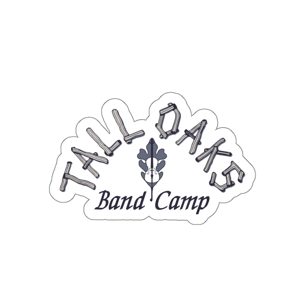 American Pie movie inspired Tall Oaks Band Camp die-cut stickers