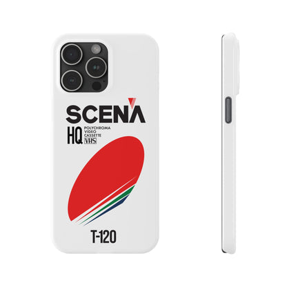 VHS Visions - retro Scena HQ T-120 VHS tape inspired slim iPhone cases