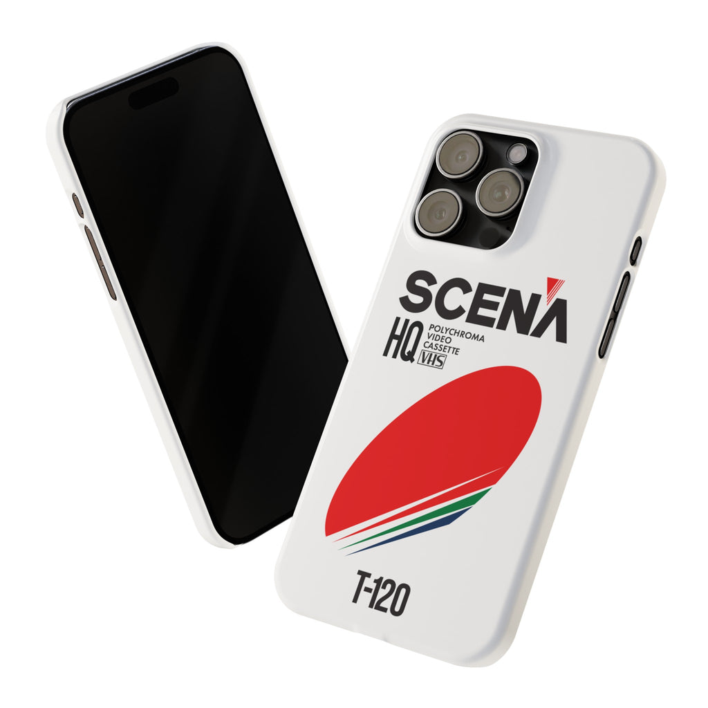 VHS Visions - retro Scena HQ T-120 VHS tape inspired slim iPhone cases