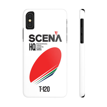 VHS Visions - retro Scena HQ T-120 VHS tape inspired slim iPhone cases