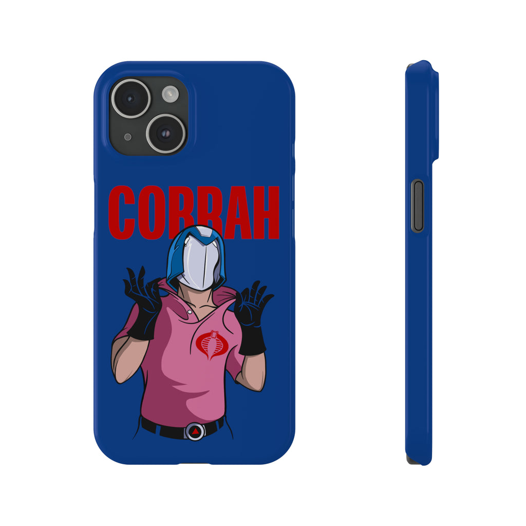 GI Joe inspired "Cobrah" Cobra Commander slim phone cases - Rerun Designs