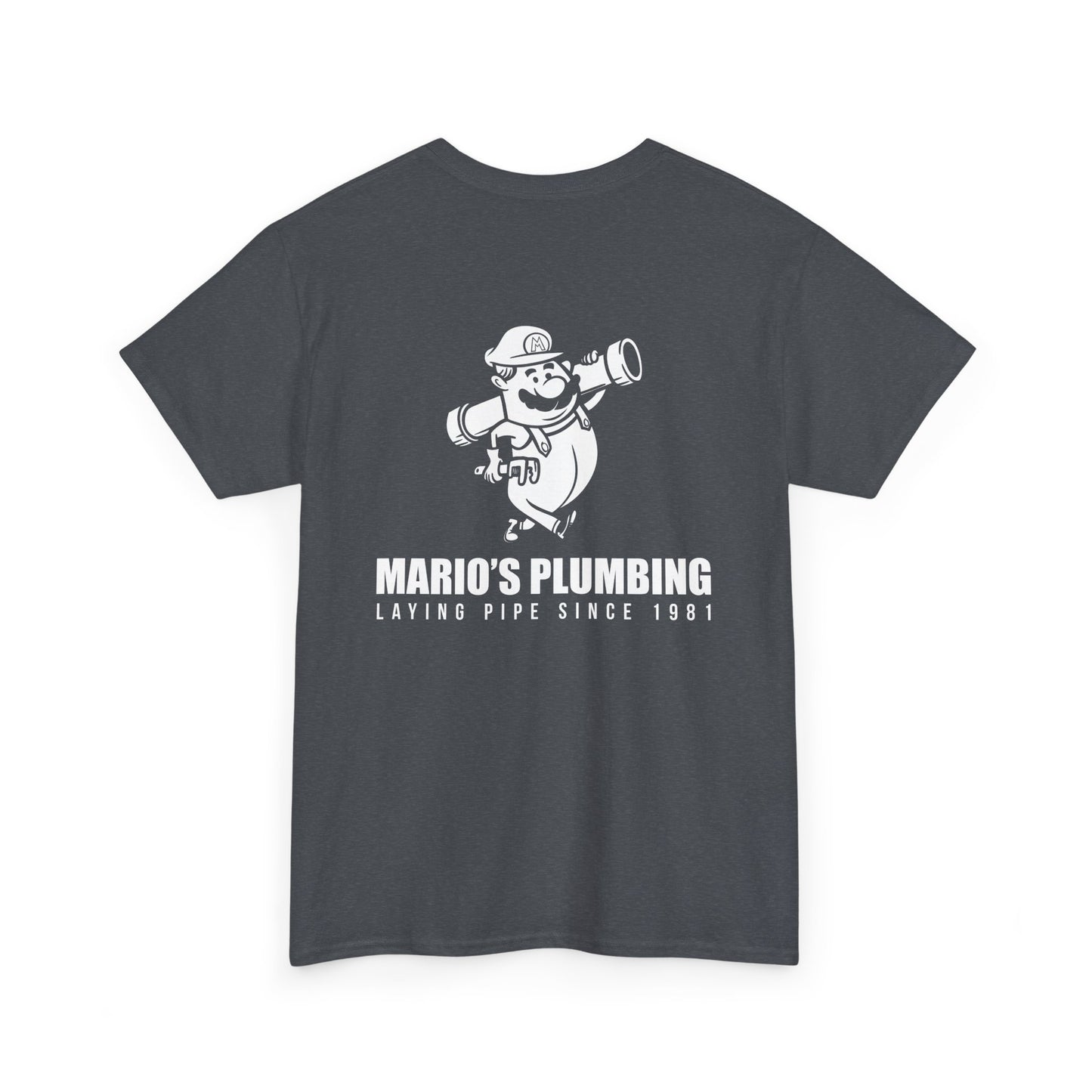 Marios Plumbing Laying Pipe Since 1981 - unisex mascot t-shirt