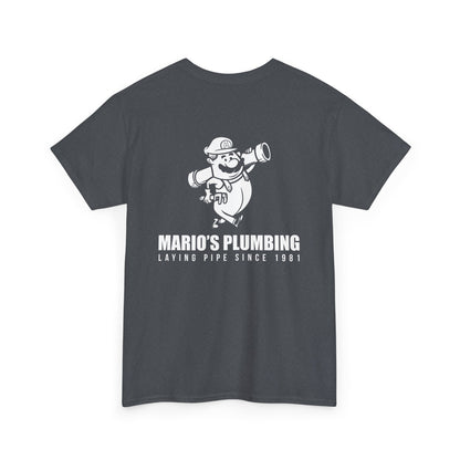 Marios Plumbing Laying Pipe Since 1981 - unisex mascot t-shirt