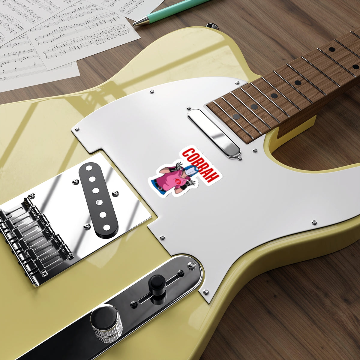 GI Joe Cobra Commander inspired  "Cobrah" die-cut vinyl sticker - Rerun Designs