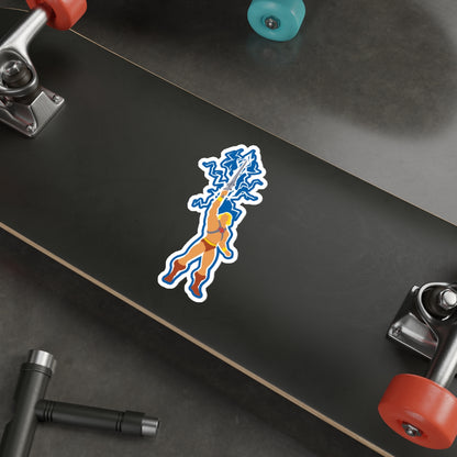He-Man silhouette vinyl die-cut sticker