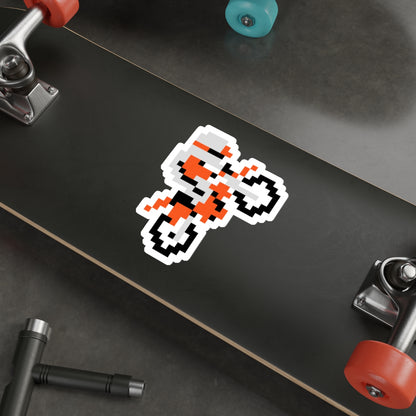 8-bit Legends: Excitebike die-cut stickers
