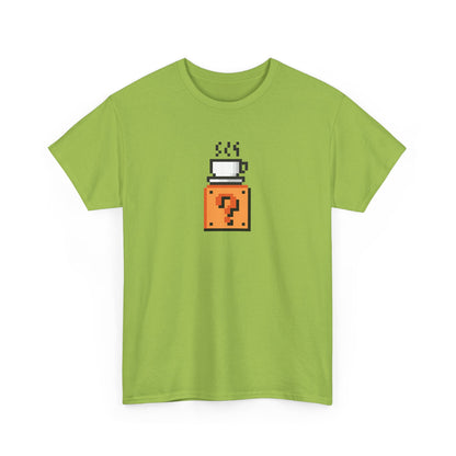 SuperMario-inspired "Caffeine power-up" unisex t-shirt