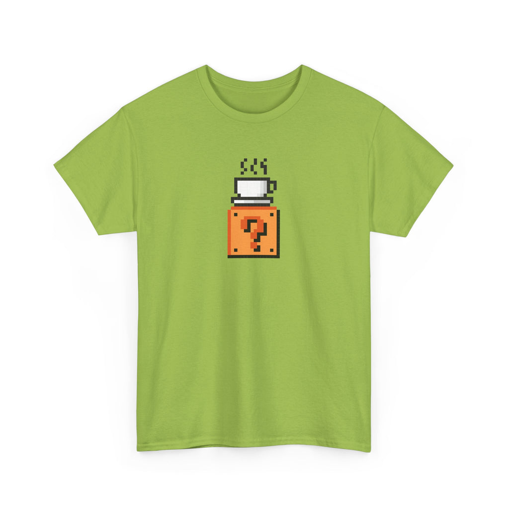 SuperMario-inspired "Caffeine power-up" unisex t-shirt