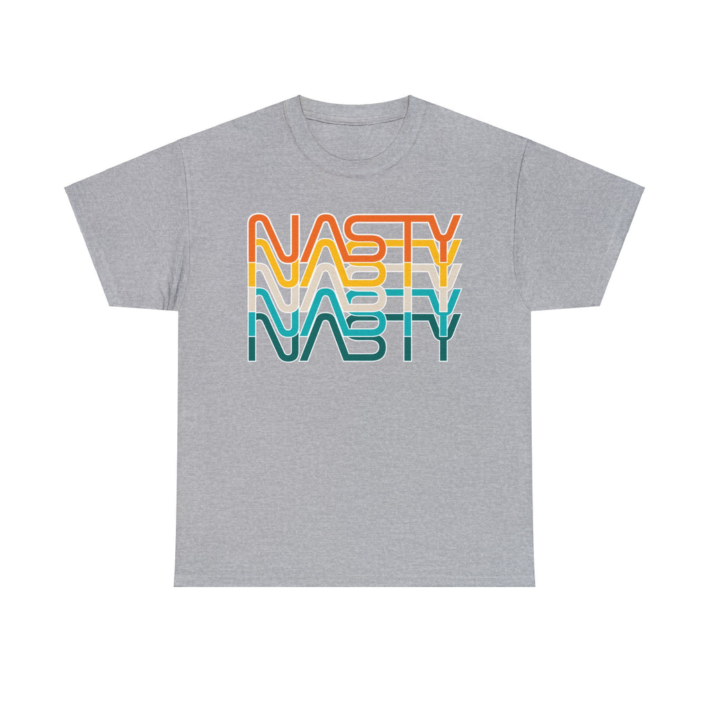 NASTY offset vintage NASA logo inspired t-shirt