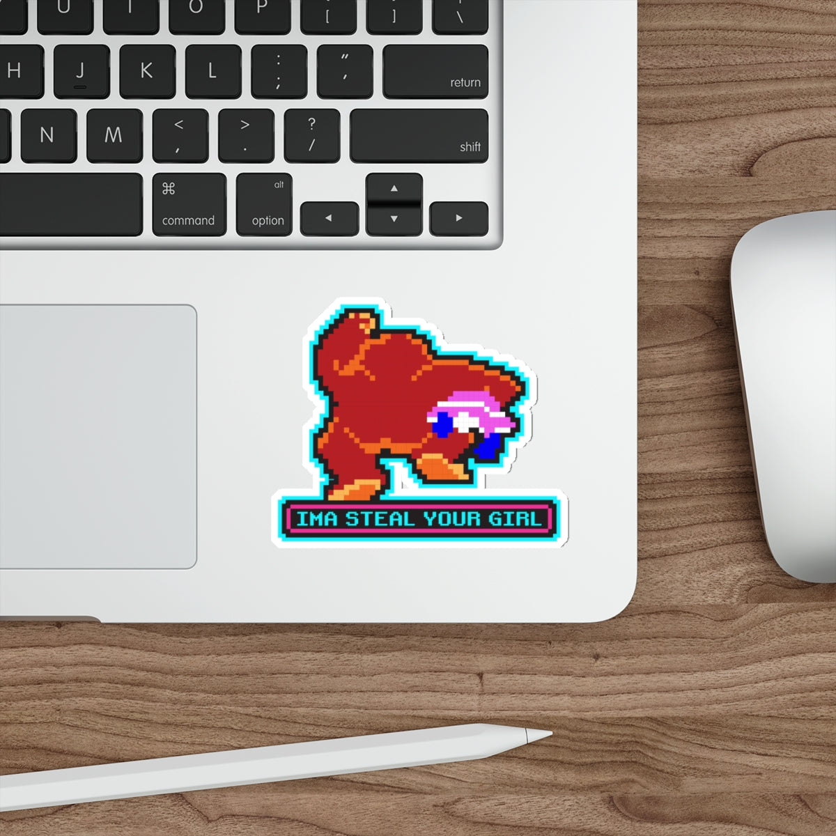 8-bit Legends: DonkeyKong "IMA STEAL YOUR GIRL" die-cut stickers