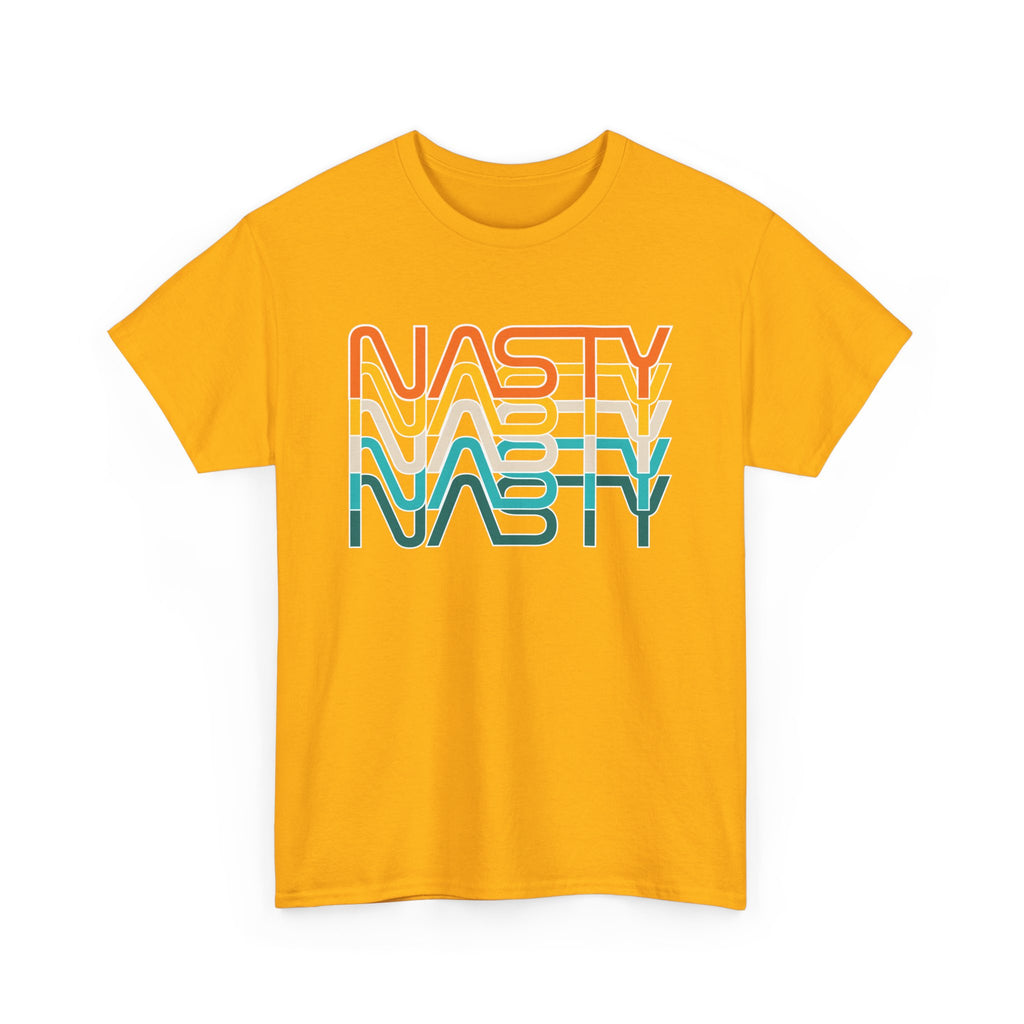 NASTY offset vintage NASA logo inspired t-shirt