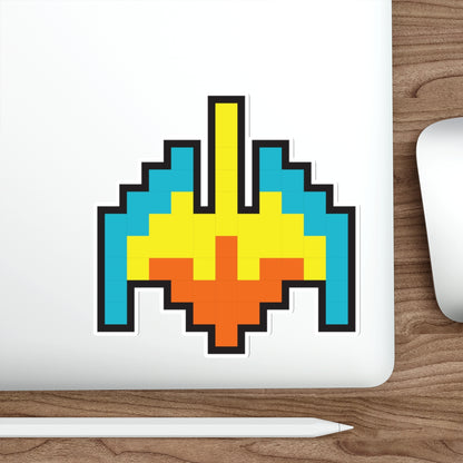 8-bit Legends: Galaga Galaxian Flagship die-cut stickers
