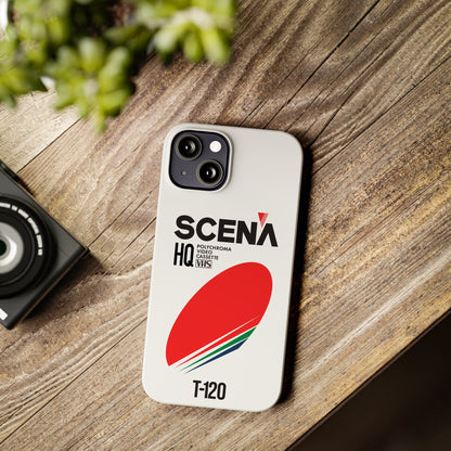 VHS Visions - retro Scena HQ T-120 VHS tape inspired slim iPhone cases