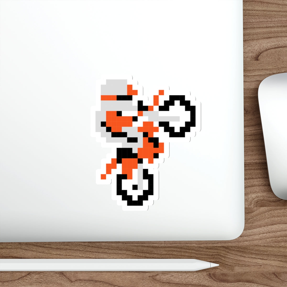 8-bit Legends: Excitebike die-cut stickers