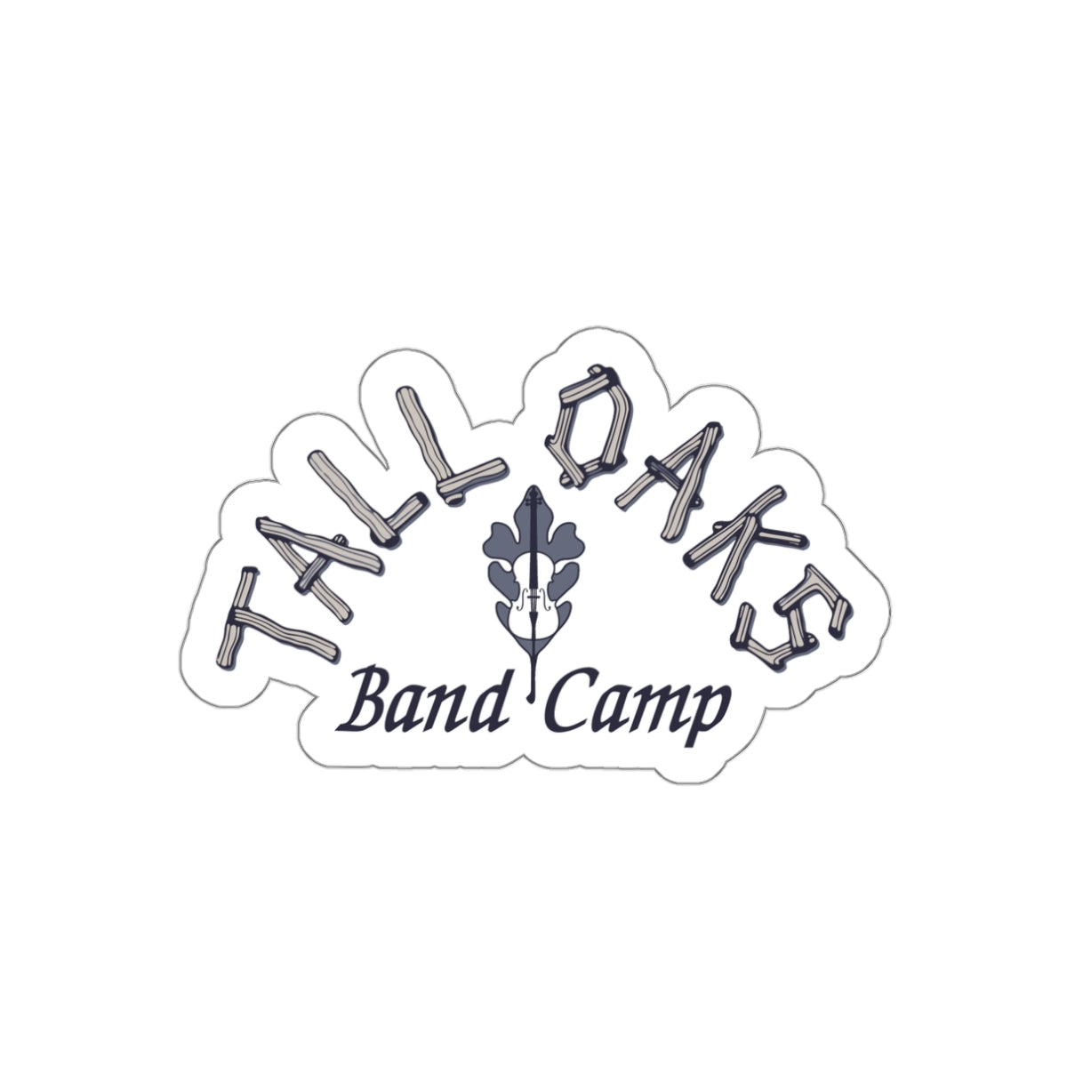 American Pie movie inspired Tall Oaks Band Camp die-cut stickers