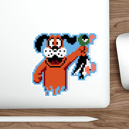8-bit Legends: Duck Hunt "Got One" die-cut stickers