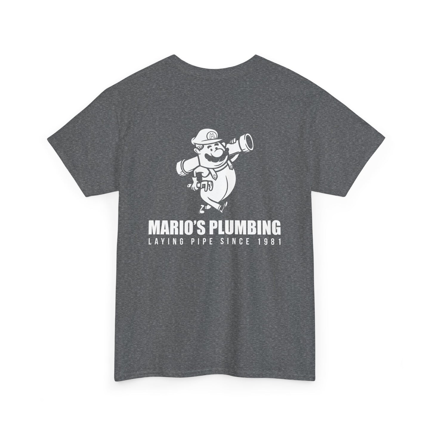 Marios Plumbing Laying Pipe Since 1981 - unisex mascot t-shirt