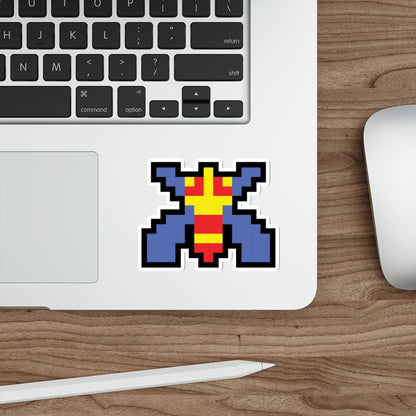 8-bit Legends: Galaga Bee die-cut stickers