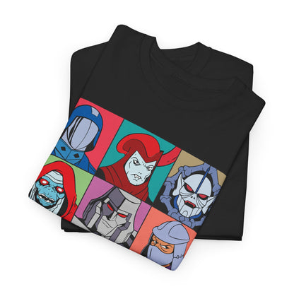 Saturday Morning Super Fan - 80s cartoon villains unisex t-shirt