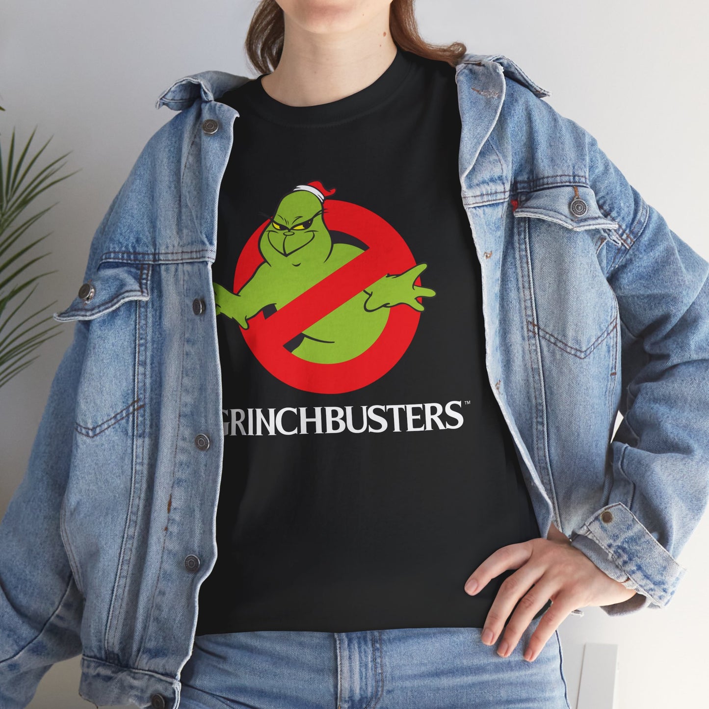 Grinchbusters - Grinch-inspired Christmas unisex t-shirt