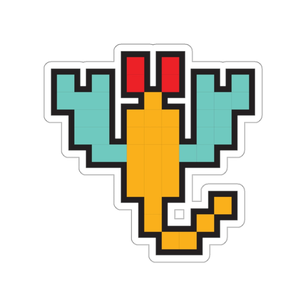 8-bit Legends: Galaga Scorpion die-cut stickers - Rerun Designs