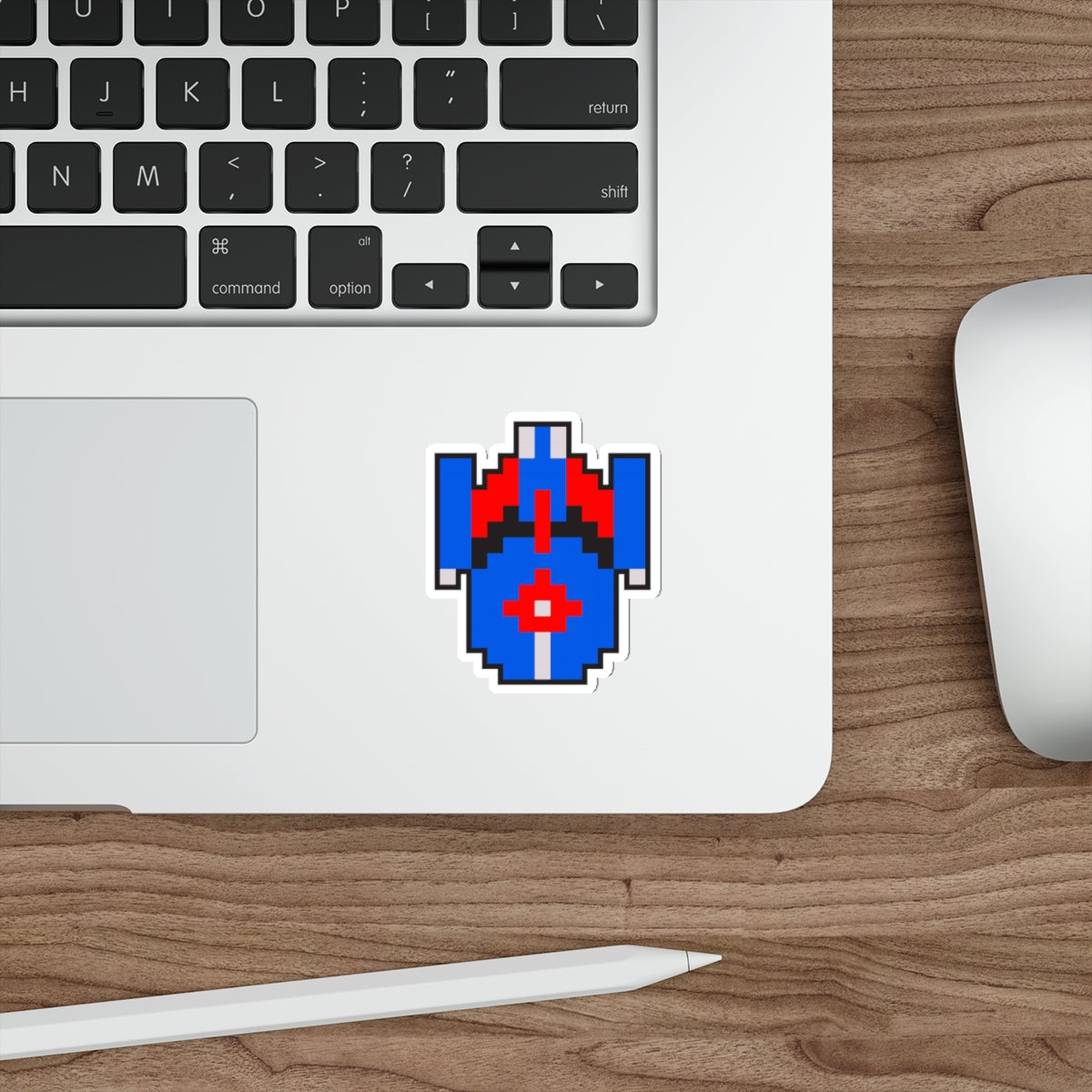8-bit Legends: Galaga Enterprise die-cut stickers