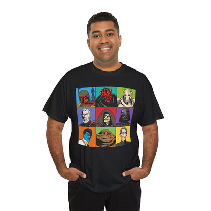Villains of the Galaxy - Star Wars villains unisex t-shirt