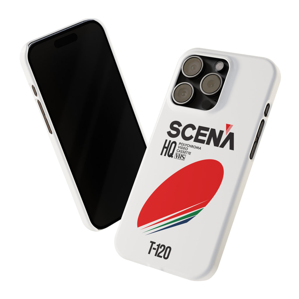 VHS Visions - retro Scena HQ T-120 VHS tape inspired slim iPhone cases