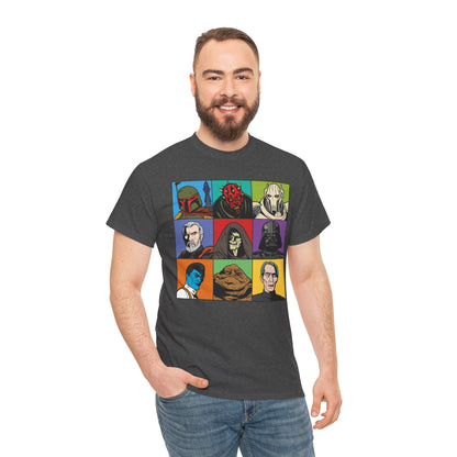 Villains of the Galaxy - Star Wars villains unisex t-shirt