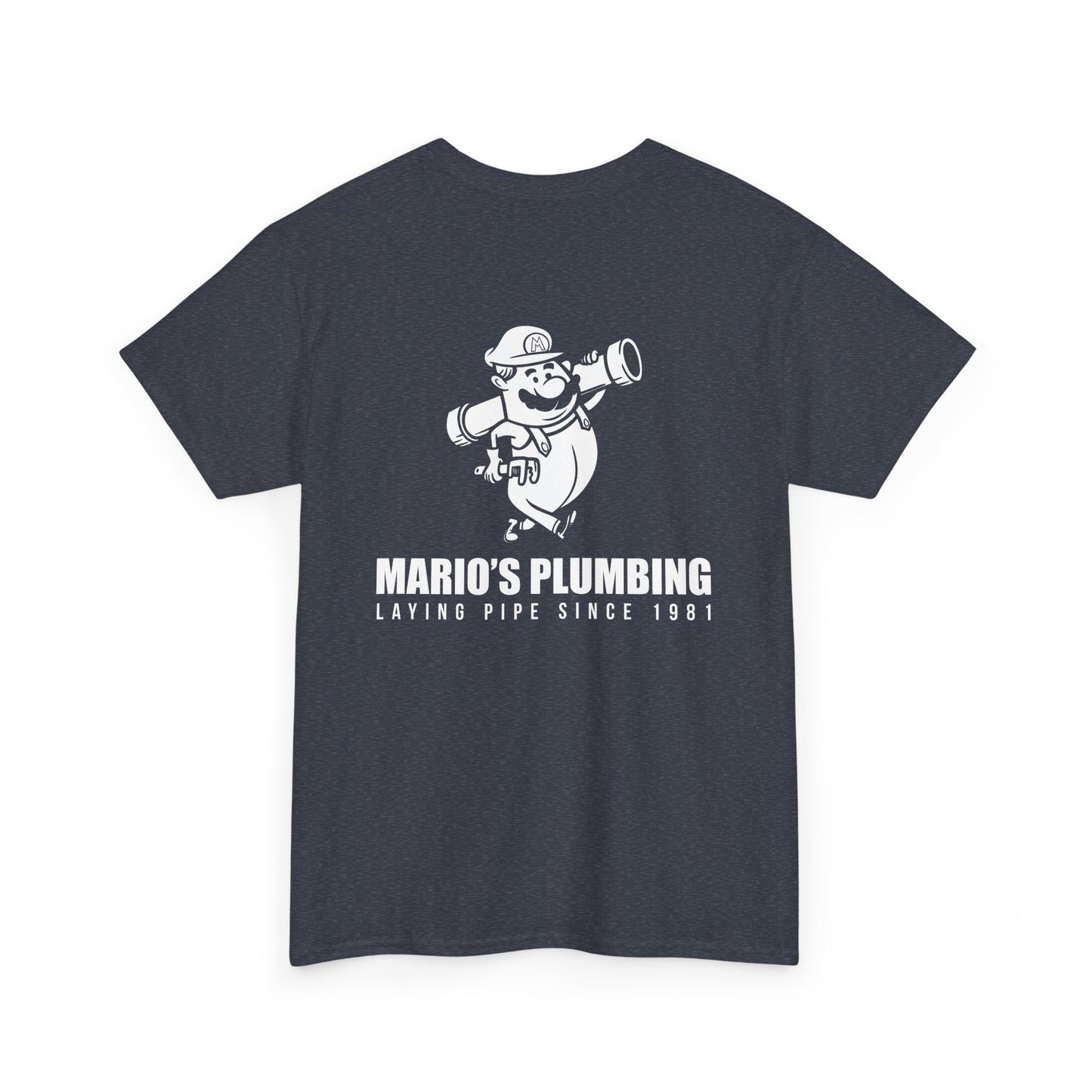Marios Plumbing Laying Pipe Since 1981 - unisex mascot t-shirt