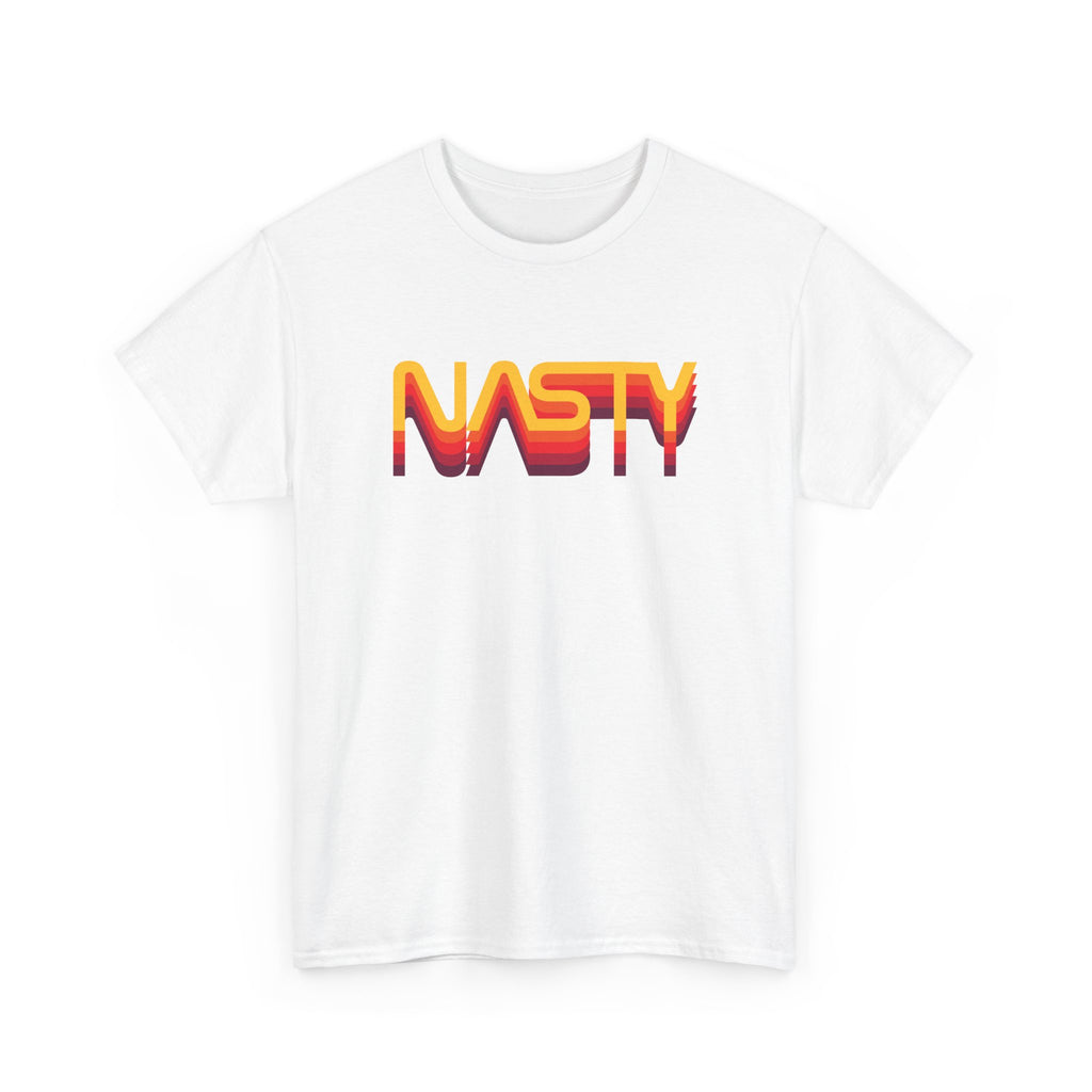 NASTY vintage sunset vibes NASA logo inspired t-shirt