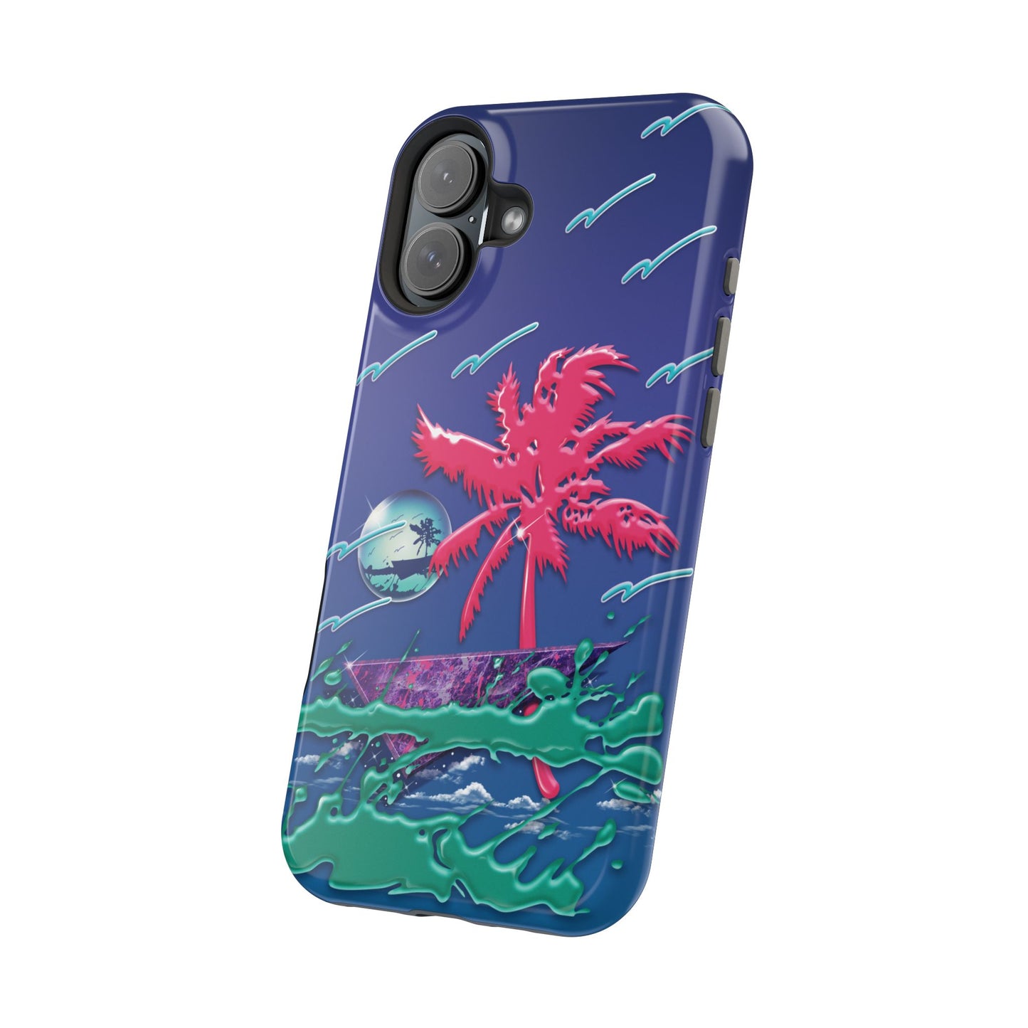 Pink Palm - Trapper Keeper inspired tough MagSafe® iPhone cases