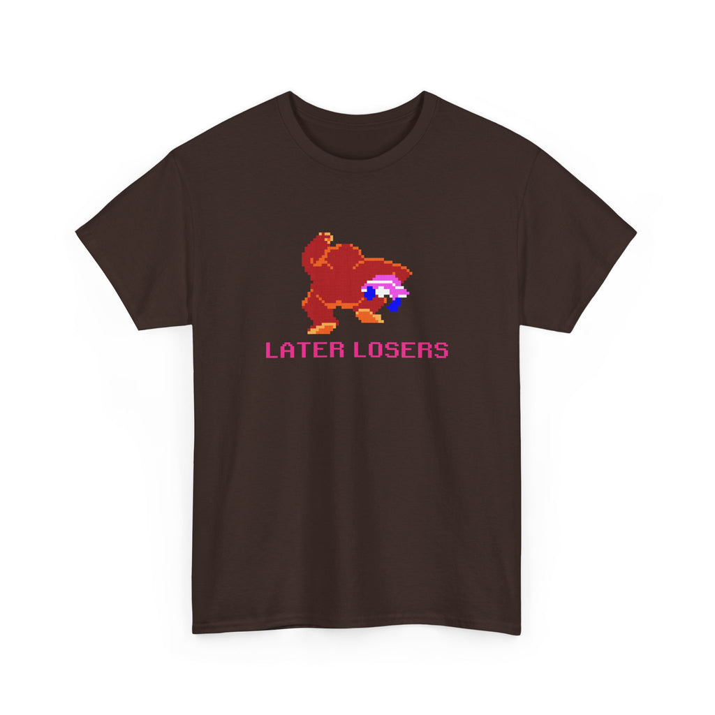 8-bit Legends: DonkeyKong "LATER LOSERS" unisex t-shirt