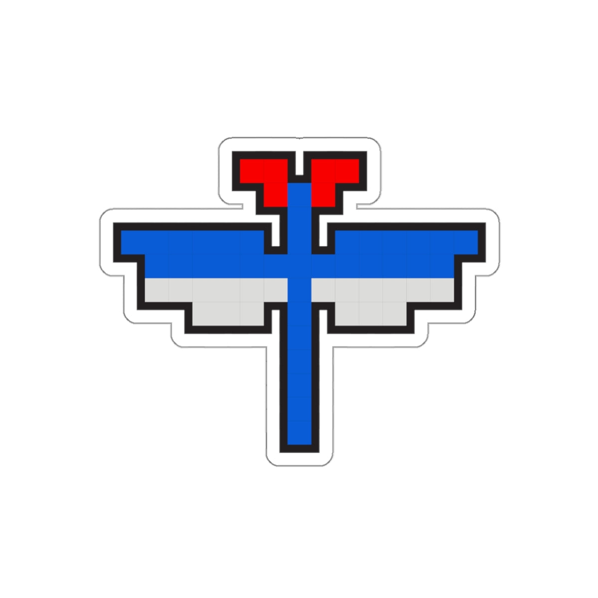 8-bit Legends: Galaga Dragonfly die-cut stickers