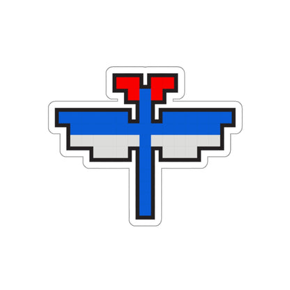 8-bit Legends: Galaga Dragonfly die-cut stickers