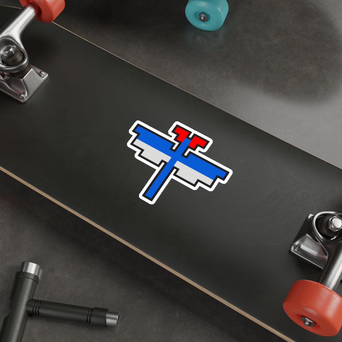 8-bit Legends: Galaga Dragonfly die-cut stickers