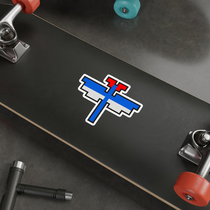 8-bit Legends: Galaga Dragonfly die-cut stickers