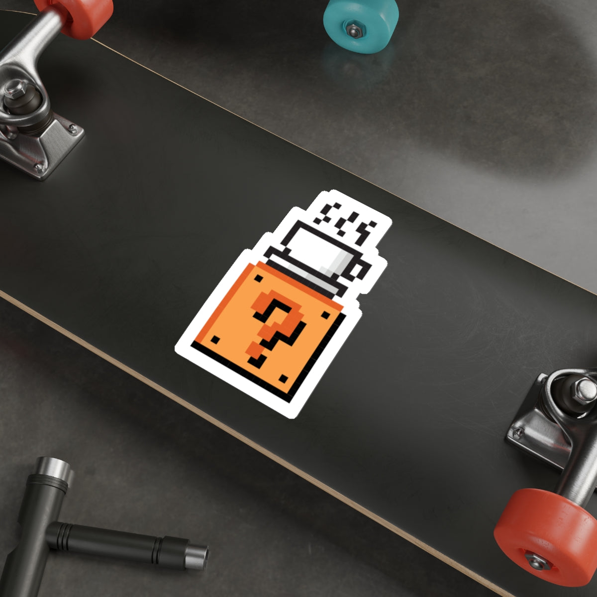 Caffeine power-up stickers