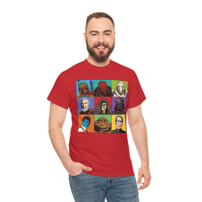 Villains of the Galaxy - Star Wars villains unisex t-shirt