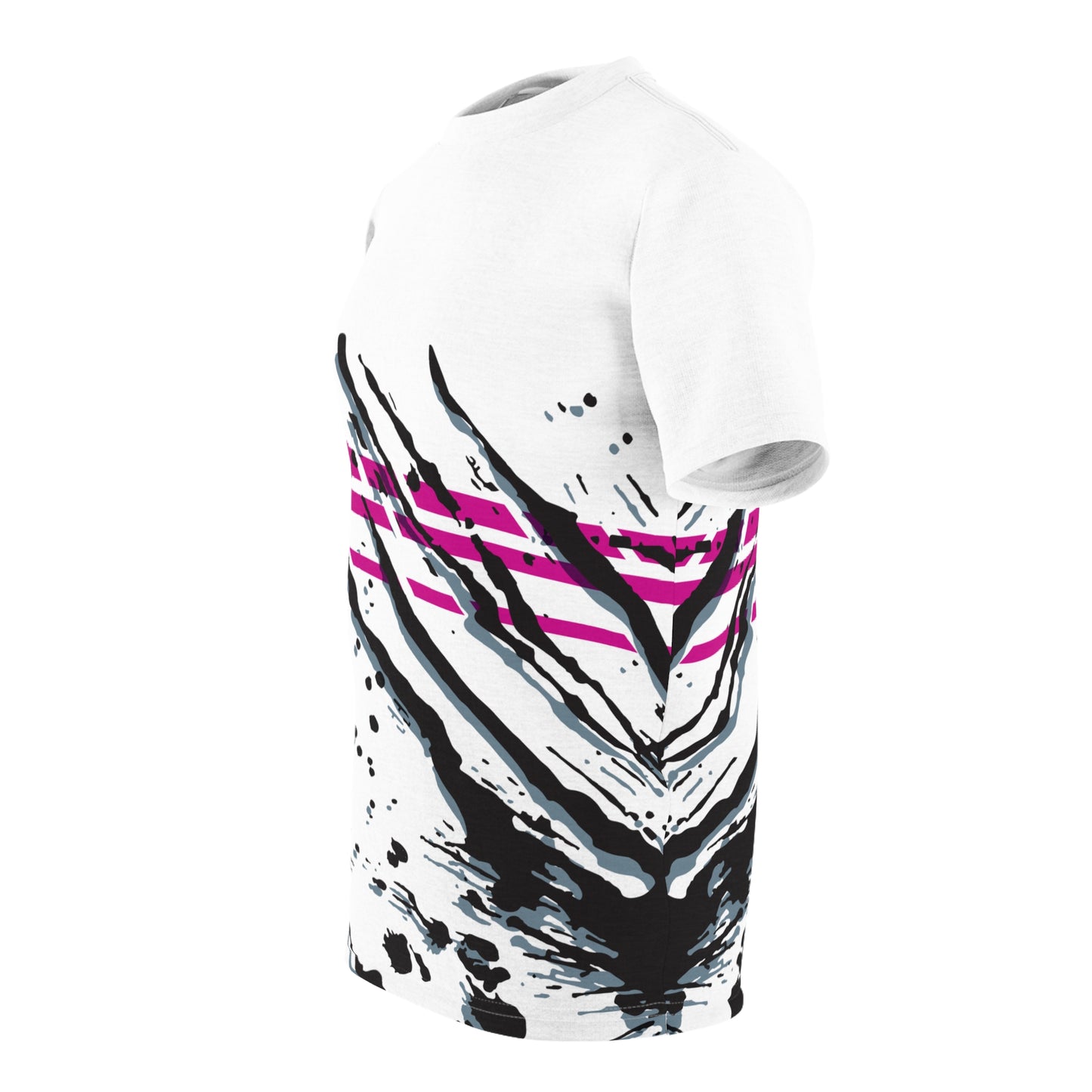 Black Paint - Trapper Keeper inspired unisex cut & sew all over print tee