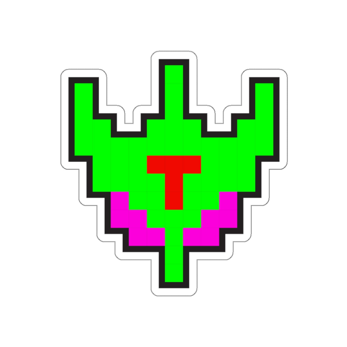 8-bit Legends: Galaga Bosconian Spy Ship die-cut stickers