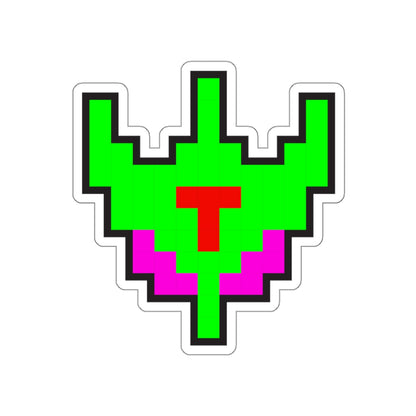 8-bit Legends: Galaga Bosconian Spy Ship die-cut stickers