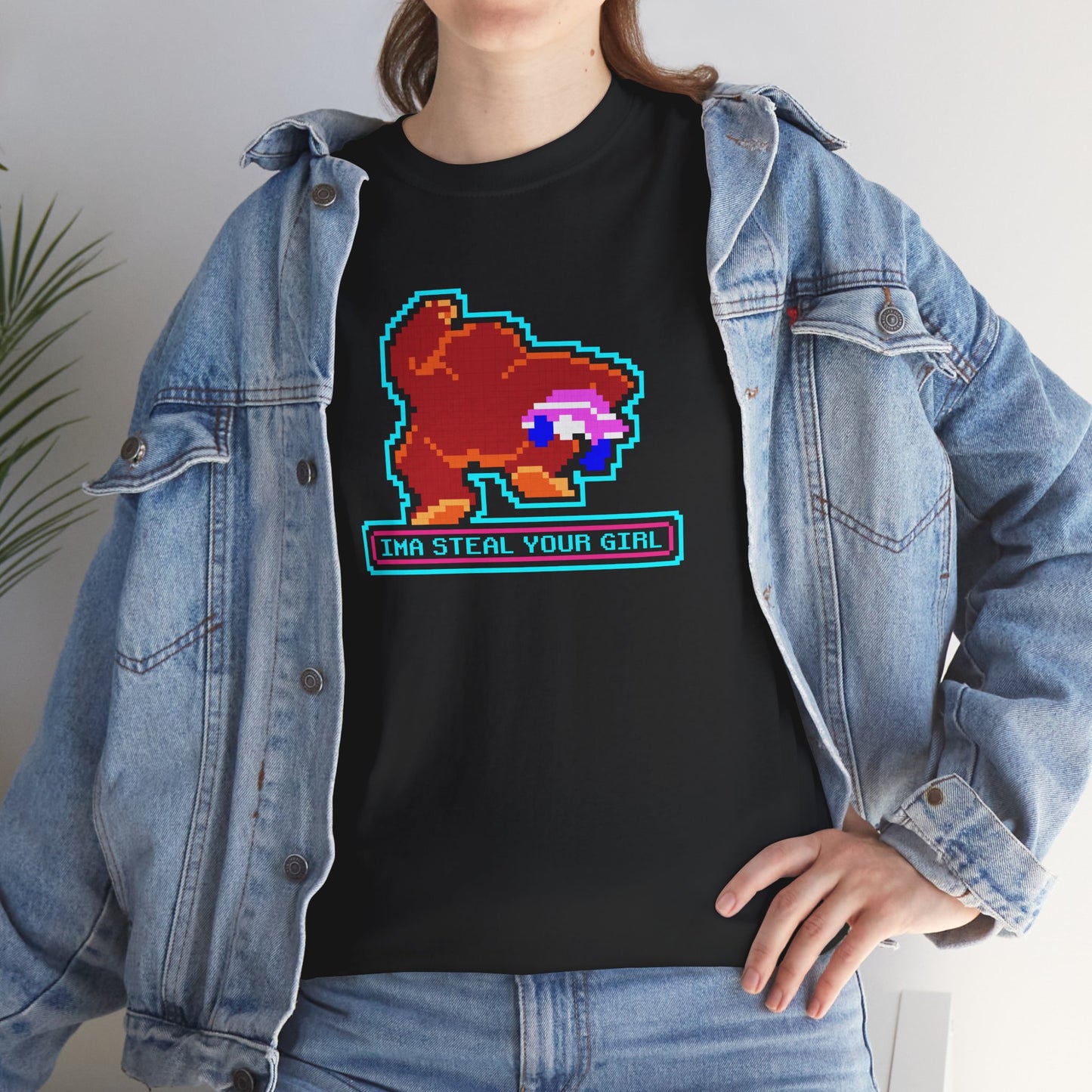 8-bit Legends: DonkeyKong "IMA STEAL YOUR GIRL" unisex t-shirt