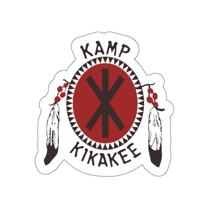 Ernest Goes to Camp movie inspired Kamp Kikakee summer camp die-cut sticker - Rerun Designs