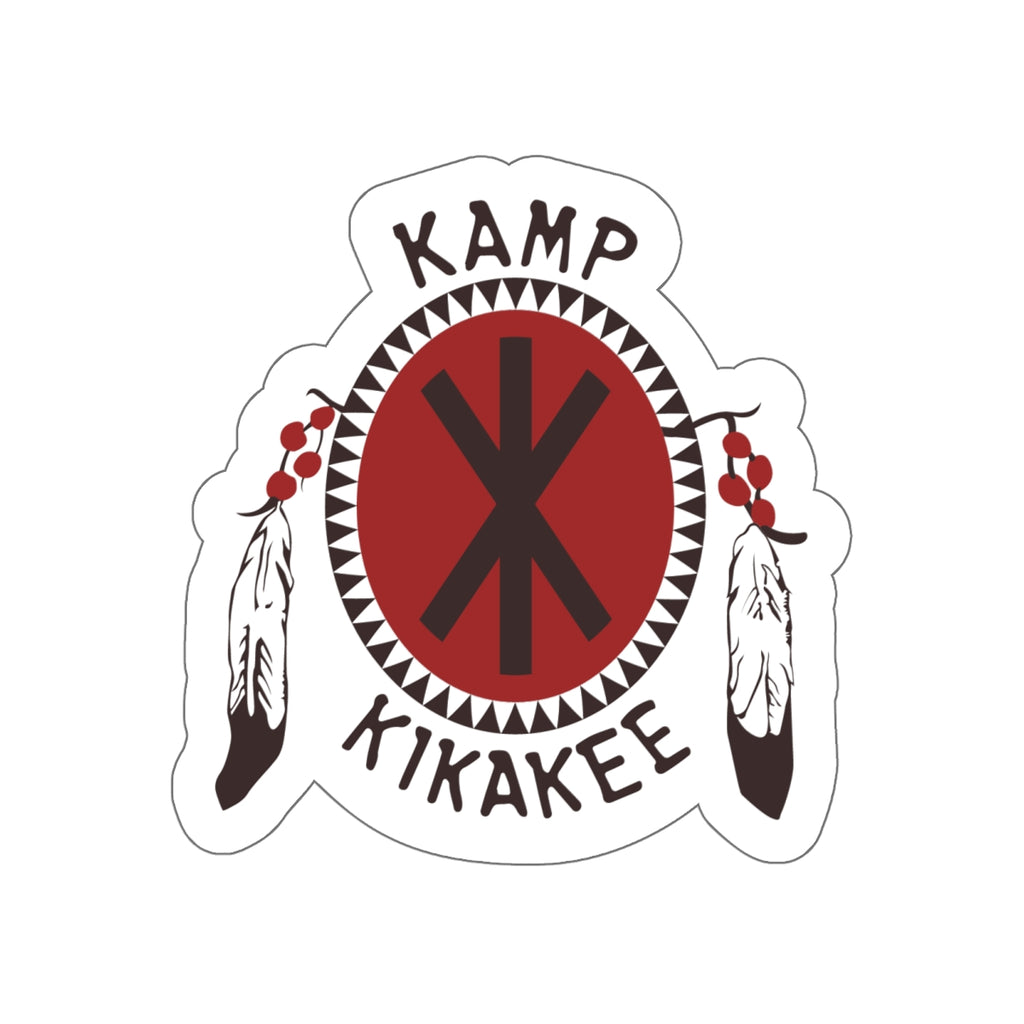 Ernest Goes to Camp movie inspired Kamp Kikakee summer camp die-cut sticker - Rerun Designs