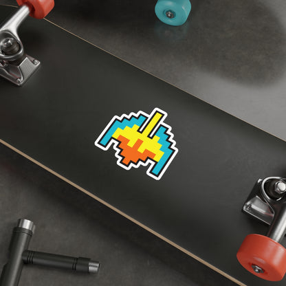 8-bit Legends: Galaga Galaxian Flagship die-cut stickers